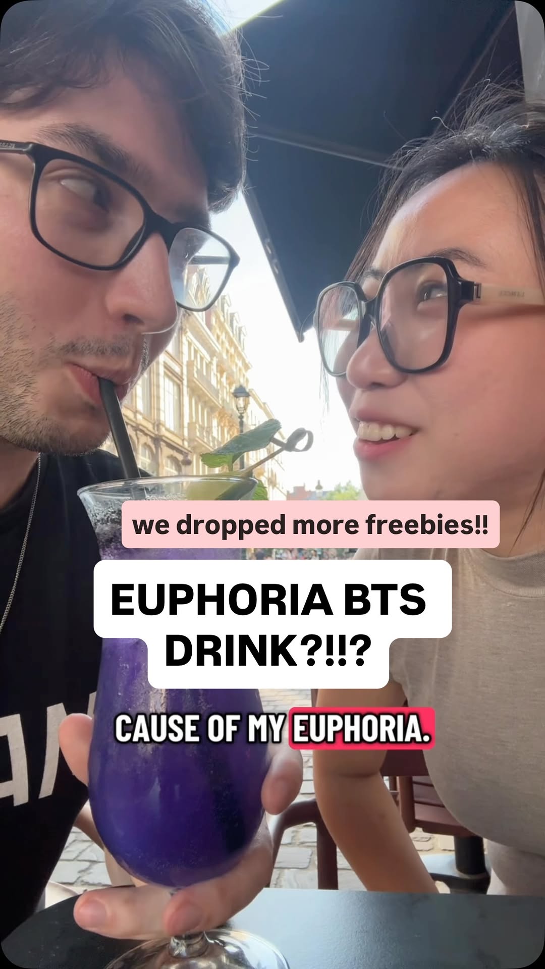 Brussels Waffle Shop Offers BTS-Themed Drinks