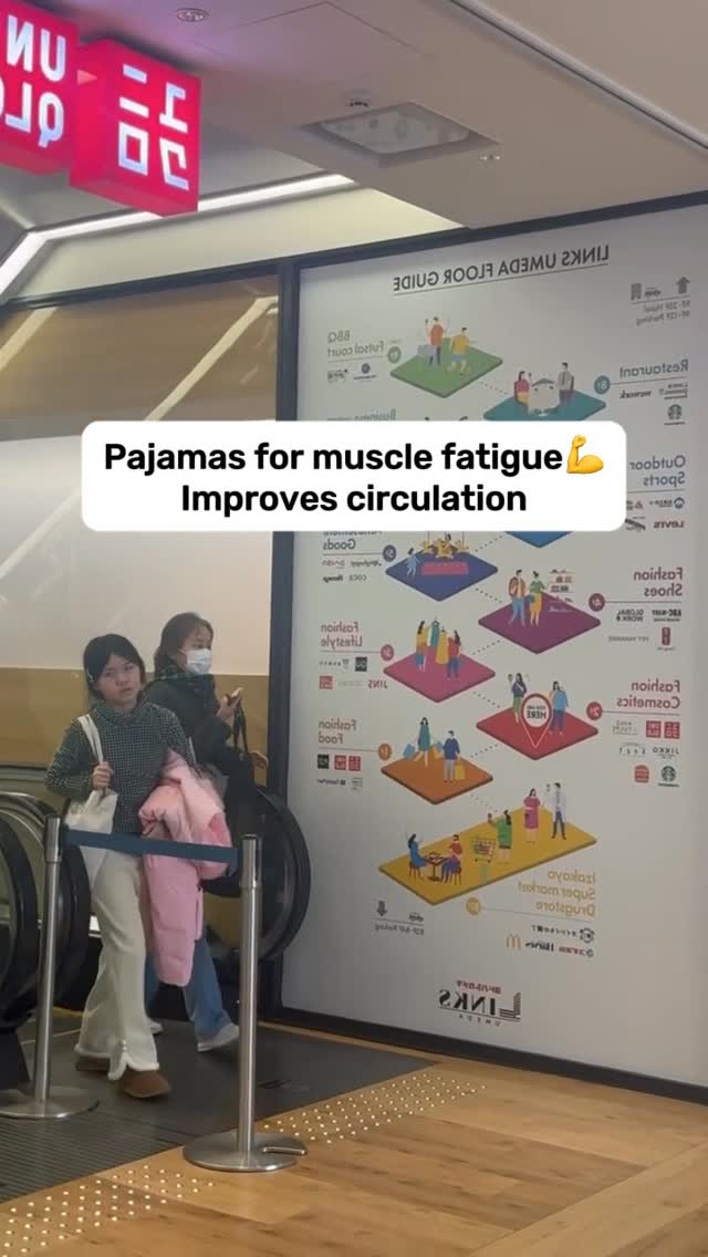 Japanese Recovery Pajamas for Muscle Relief