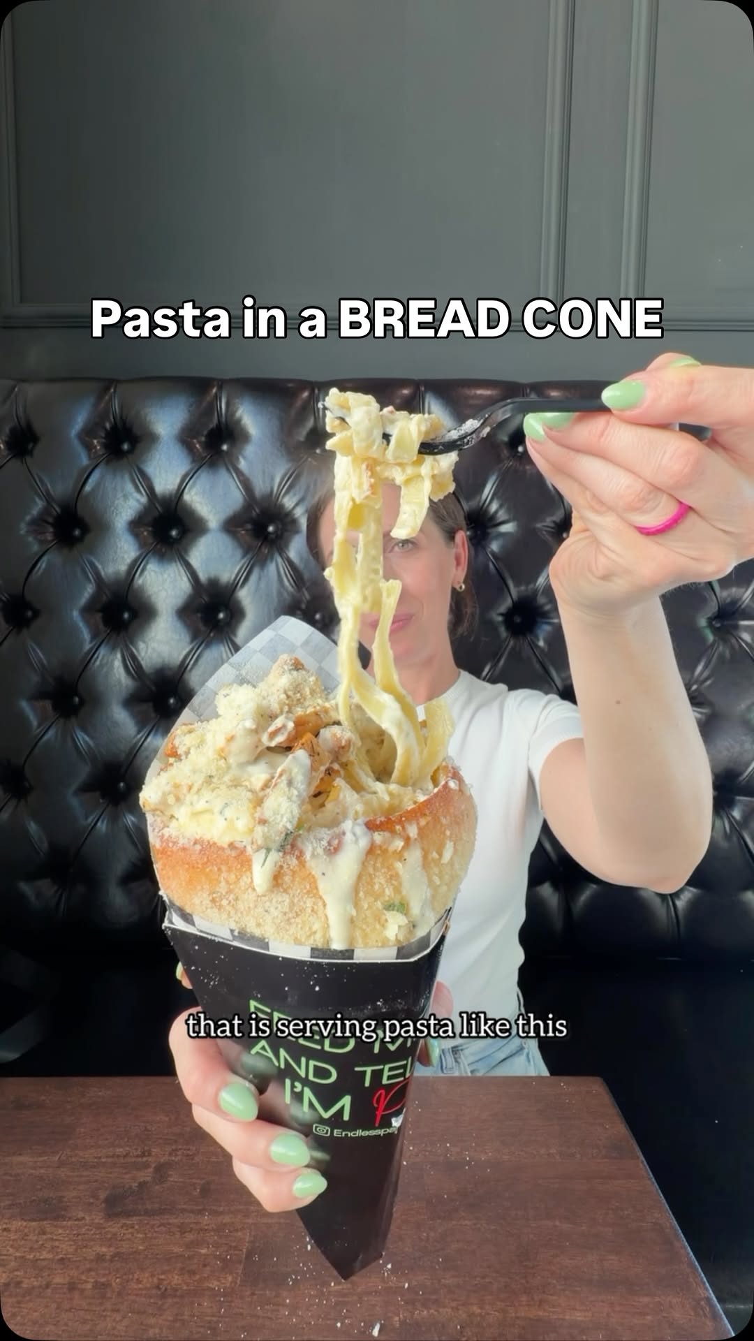 Las Vegas Spot Serves Pasta in Edible Cones