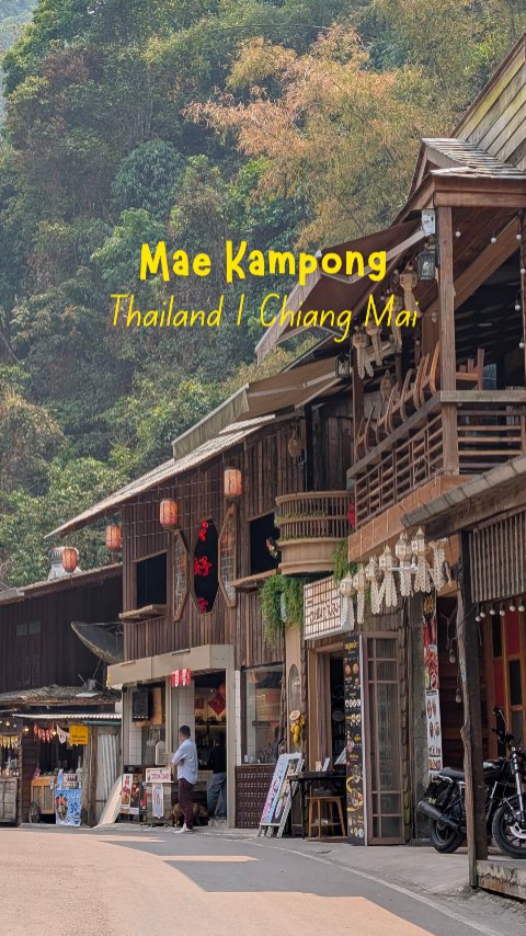 Mae Kampong: A Ghibli-esque Thai Mountain Village