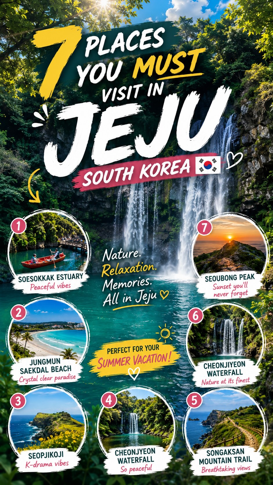 7 Attractions in Jeju-do