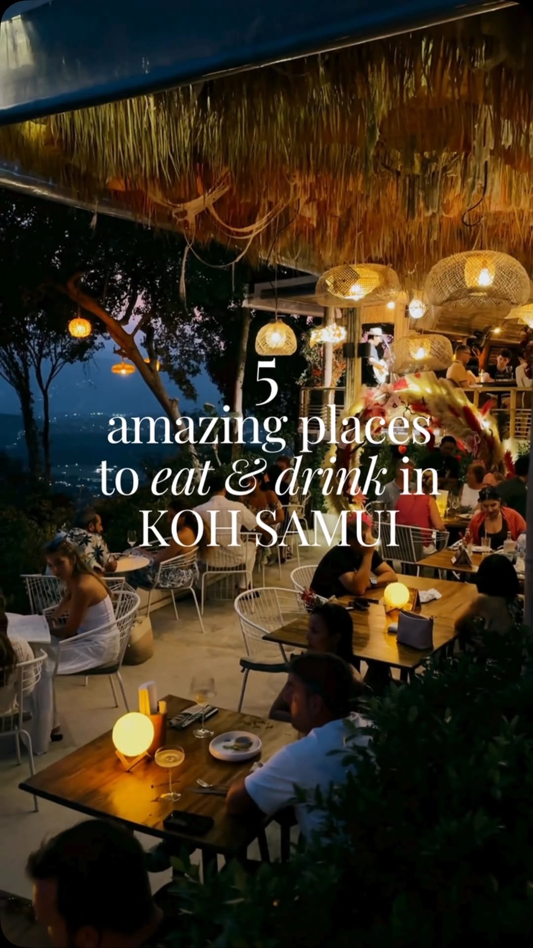 Koh Samui Restaurants With Ocean and Island Views