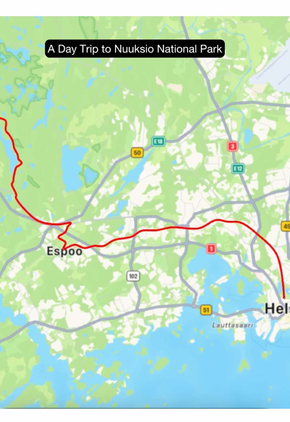 3 Parks in Espoo