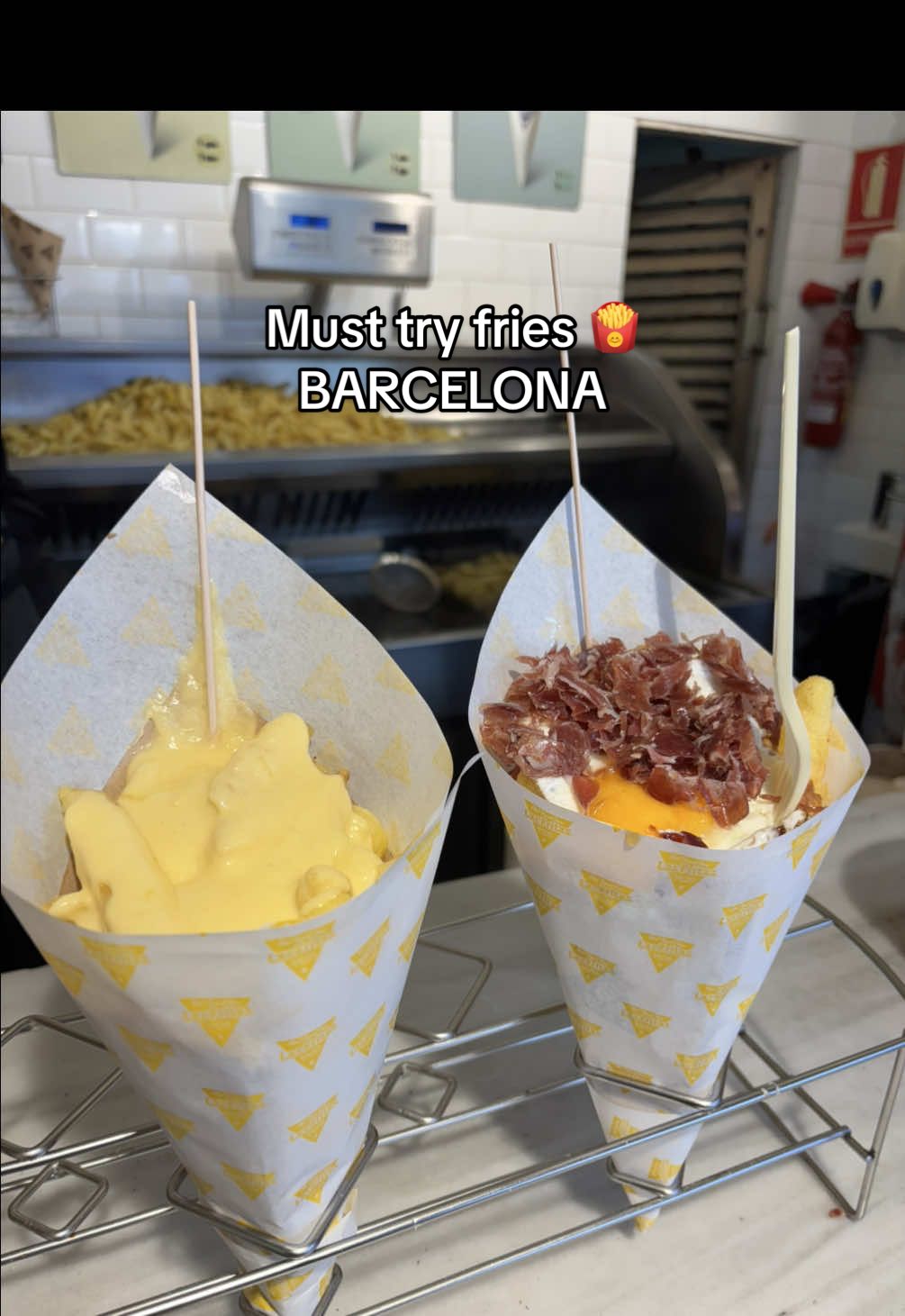 Las Fritas' Delicious Fries in Barcelona
