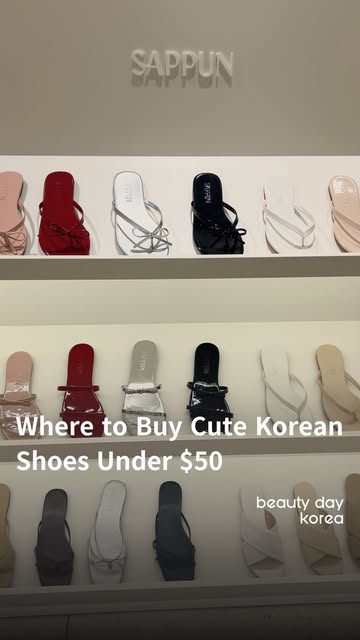 SAPPUN Shoe Stores Offer Stylish Korean Footwear