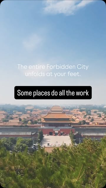 Imperial Architecture Views At Jingshan Park