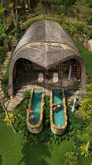 Veluvana Mountain's Turtle House Features Private Pools