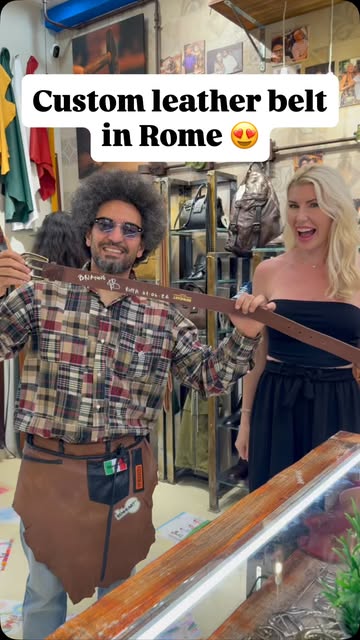 Custom Leather Belt Creation At Rome's Benheart