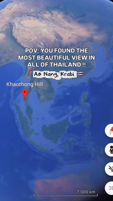 Thailand's Coastal Views: Ao Nang and Khaothong Hill