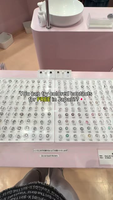 Free Colored Contacts When Visiting Tokyo