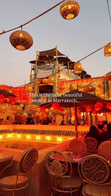 Marrakech Rooftop Oasis: La Fontaine des Épices