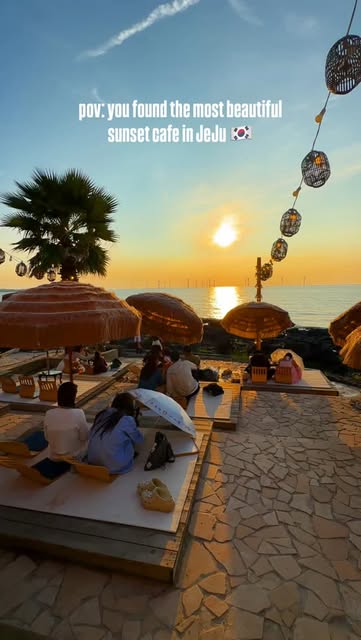 Jeju Cafes Offer Beautiful Sunset Views