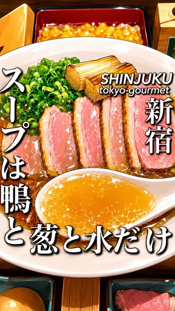 Ramen Shop Serves Delicious Duck and Scallion Broth