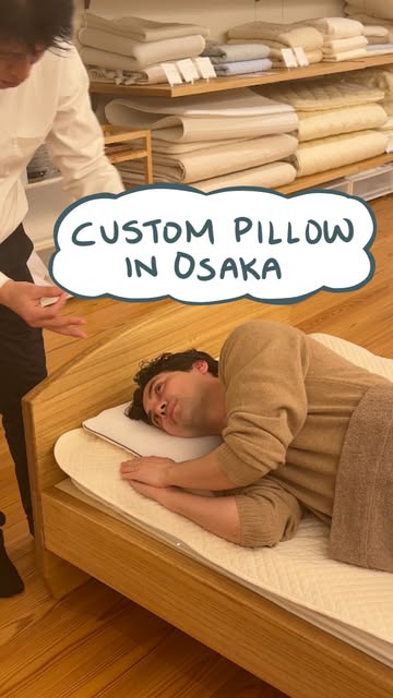 Custom Pillows Made On-Site In Osaka