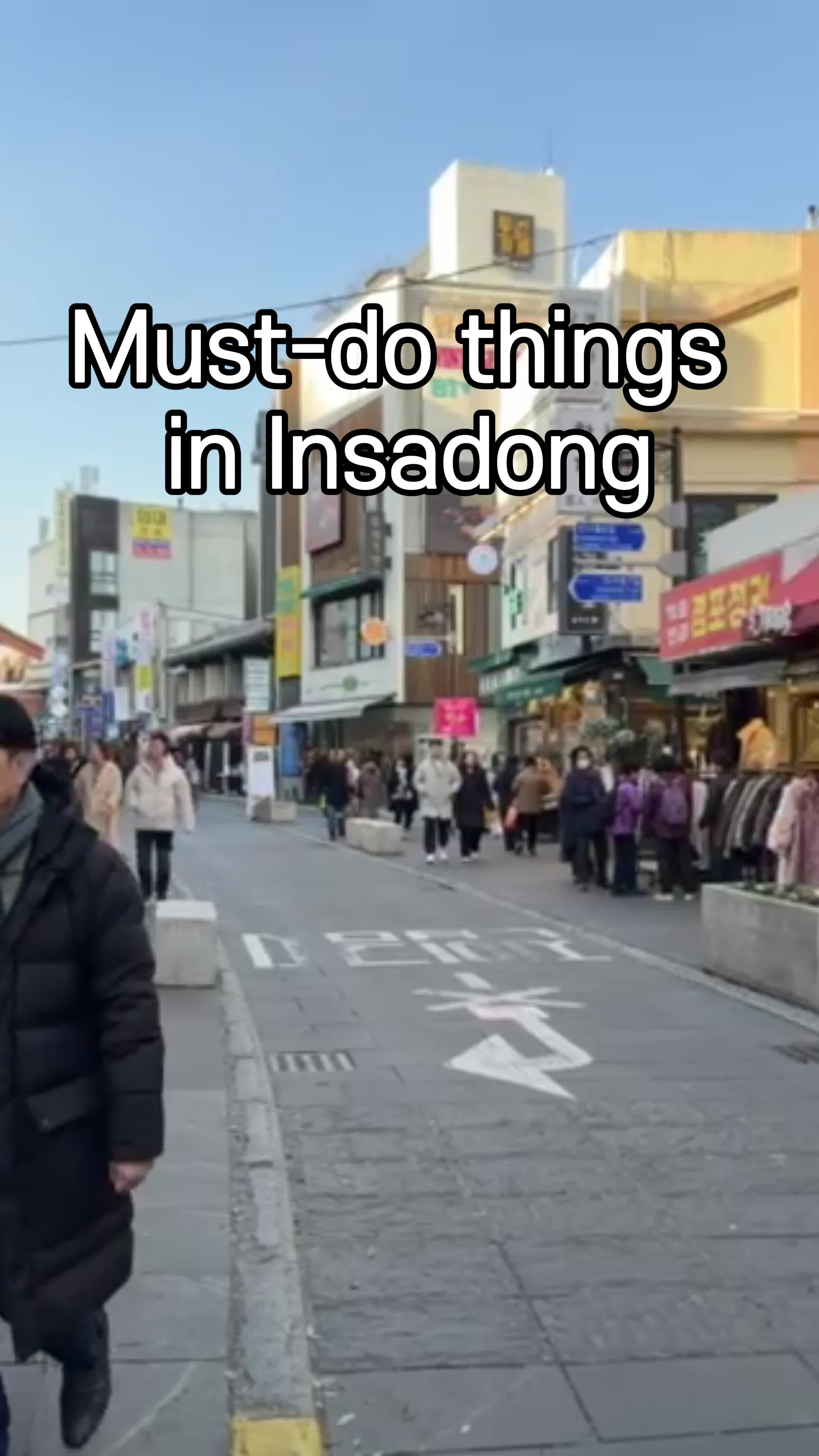 Unique Shops in Seoul's Insadong District