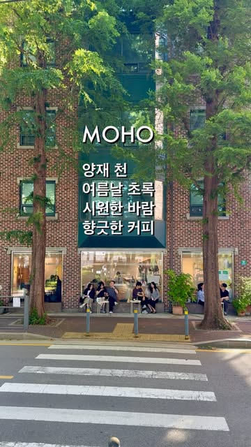 Yangjaecheon Stream And Cafe Moho