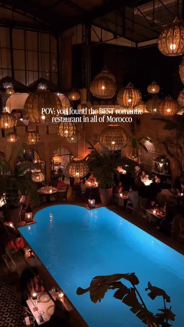 Romantic Marrakech Restaurant With Candlelit Courtyards