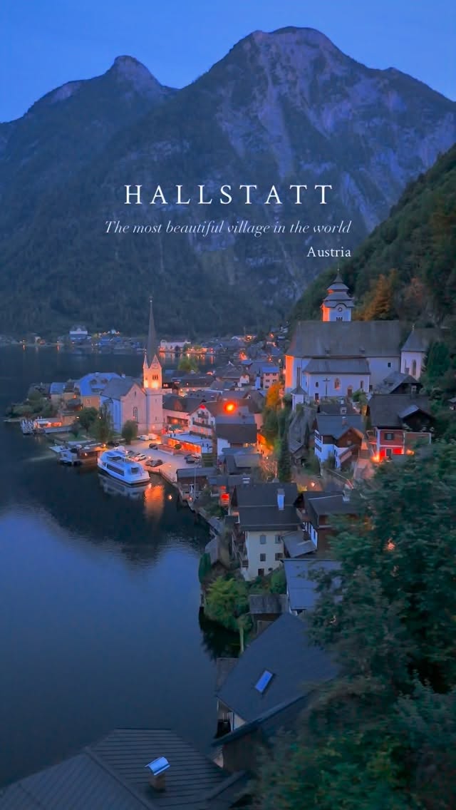Fairytale Town of Hallstatt by the Lake