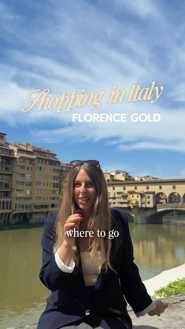 Florence Landmarks And Cellini Gold Shopping