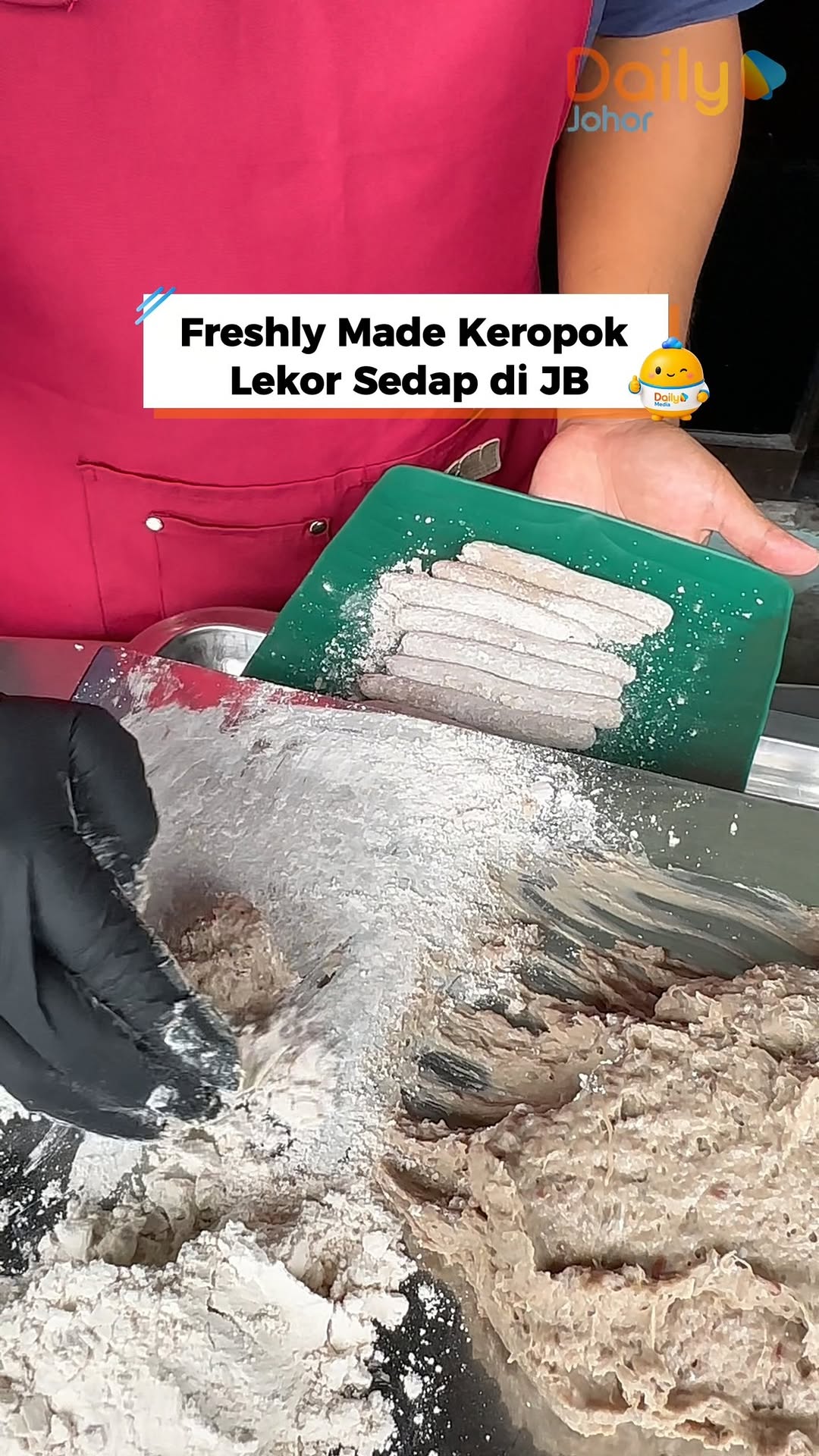 Soft Keropok Lekor at Two Malaysian Eateries