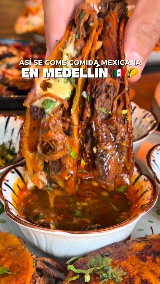 Mexican Restaurant With Tacos And Flautas