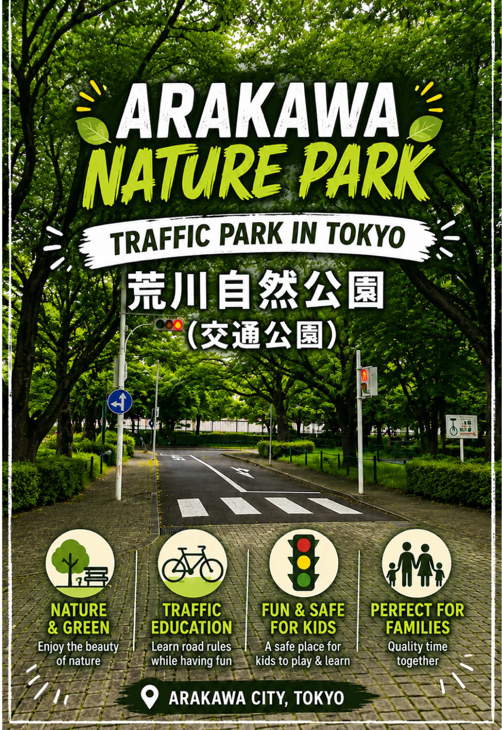 Tokyo Parks Offer Family Fun And Road Safety Lessons