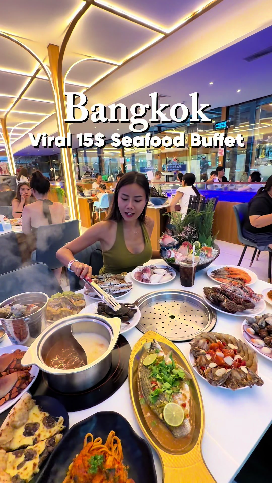 Bangkok's Viral Late-Night Seafood Buffet