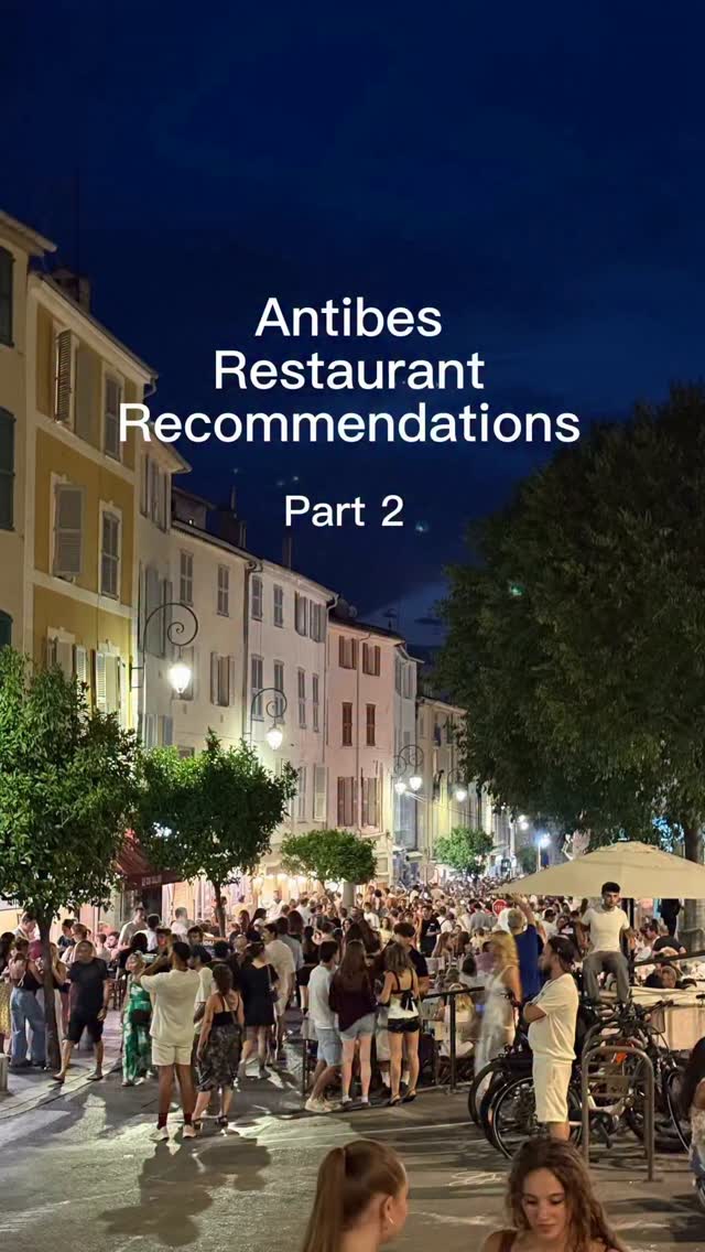 3 Restaurants in Antibes