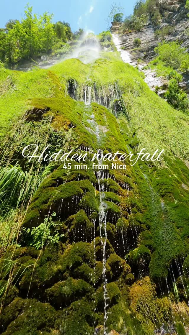 Two Scenic Waterfalls Near Utelle