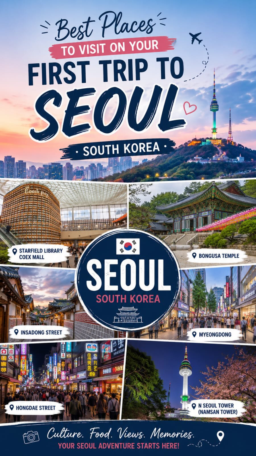 Seoul's Must-Visit Attractions: Palaces, Shopping, and Views