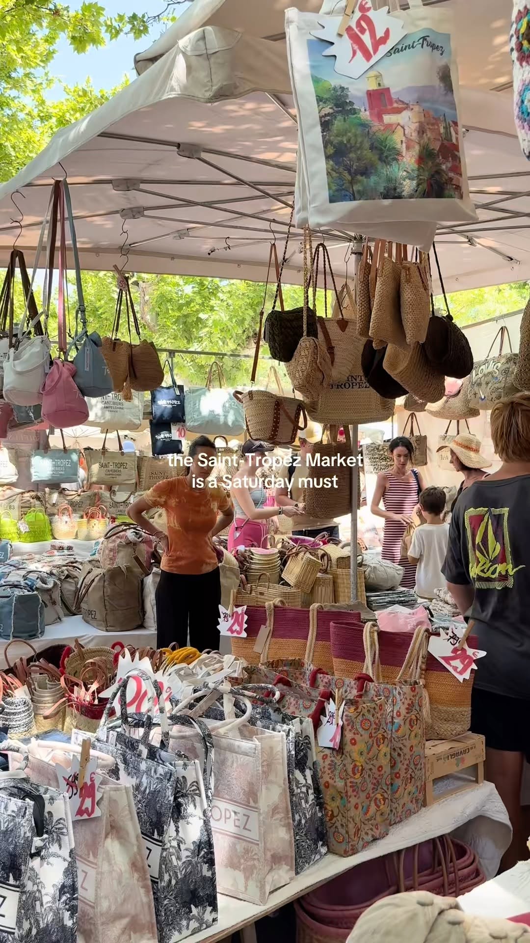 Marketplace in Saint-Tropez