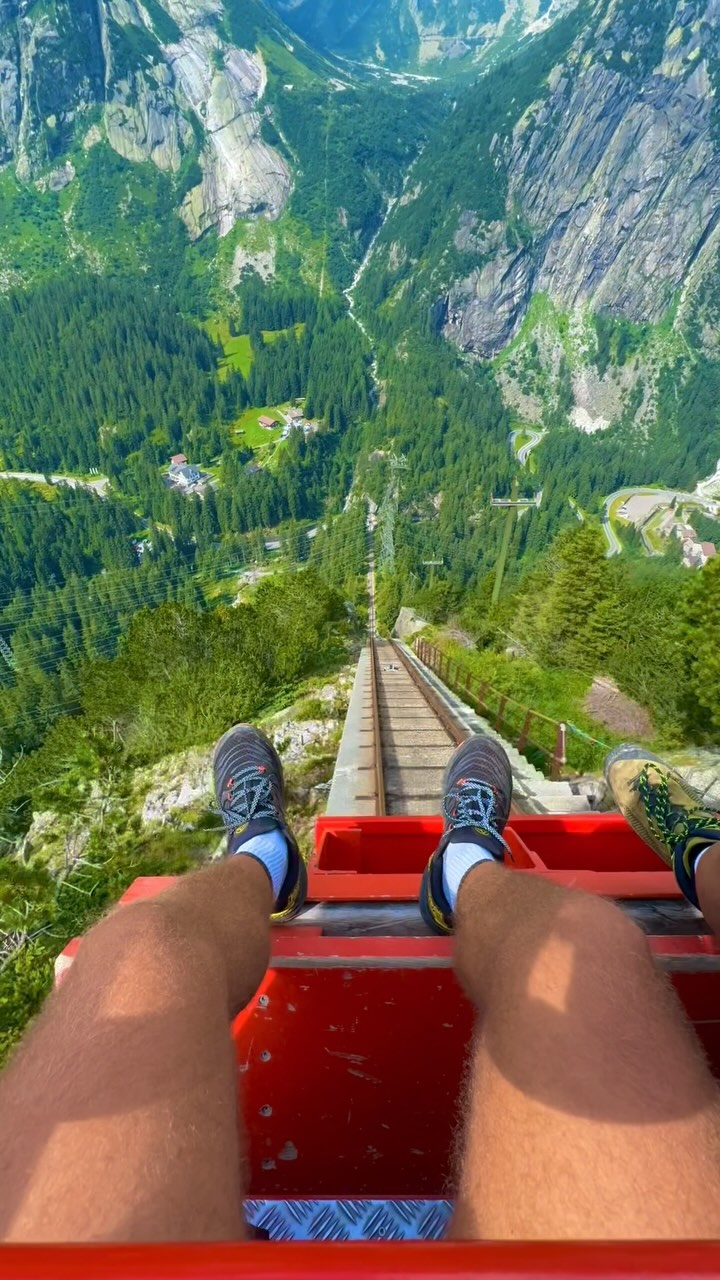 Switzerland's Gelmerbahn Ride Offers Stunning Alpine Views