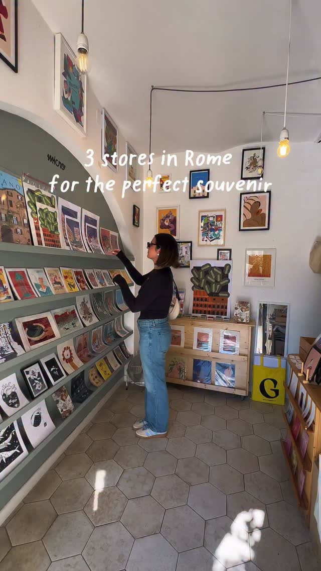 Rome Souvenir Shops For Local Crafts