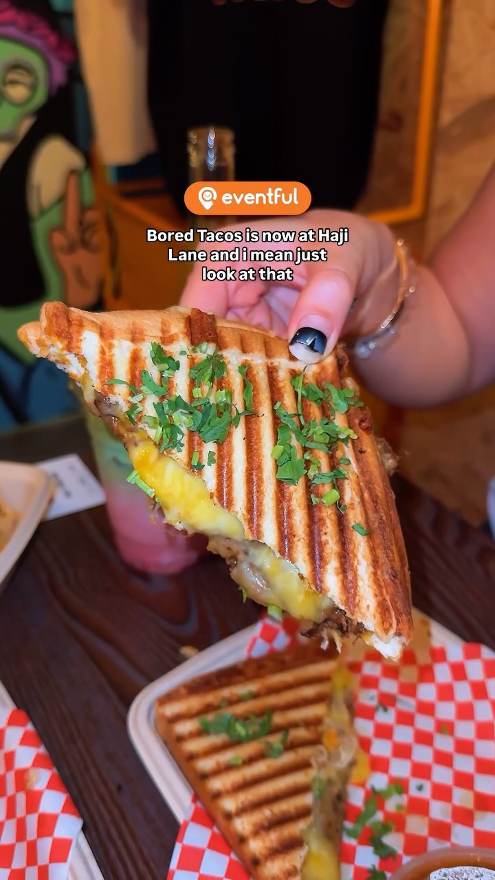 Bored Tacos' Famous Birria Beef Grilled Cheese