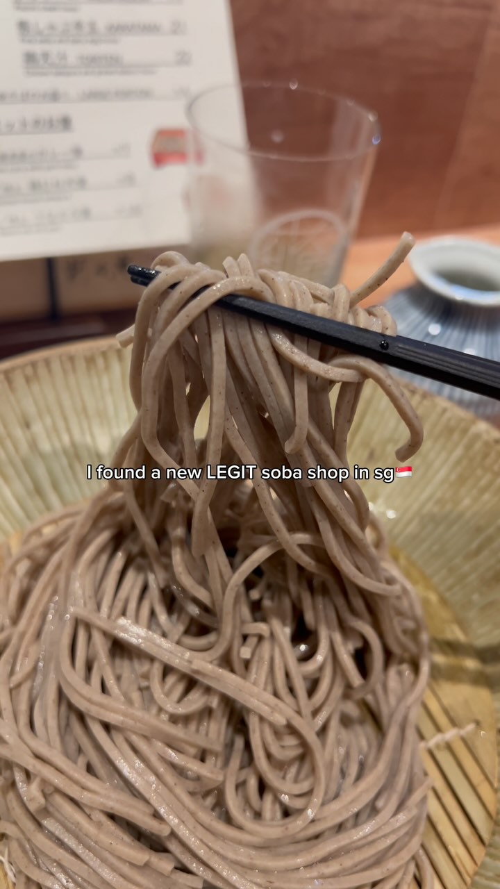 Authentic Soba Shop Opens In Singapore