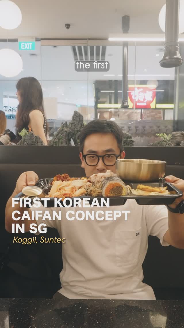 Singapore's First Free Flow Korean Cai Fan