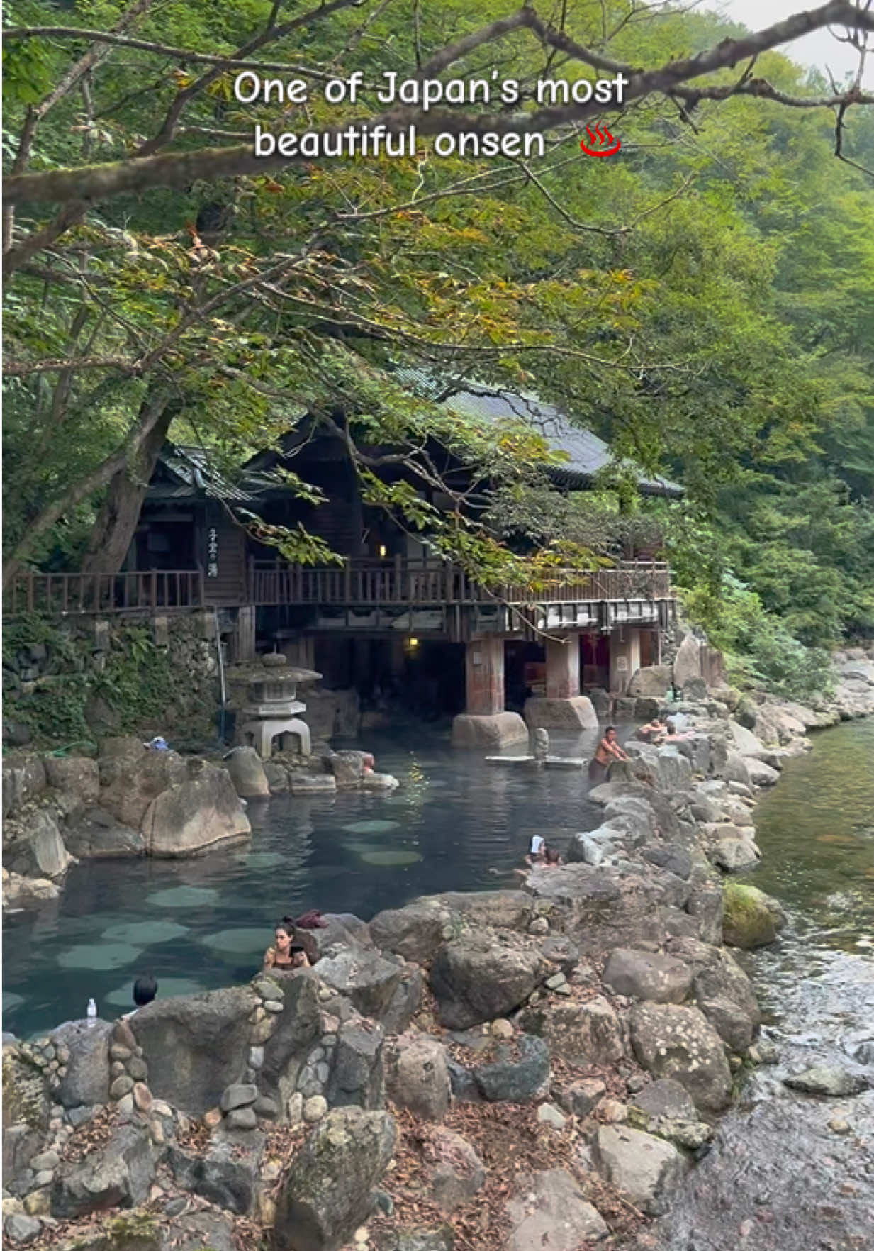 Secluded Japanese Mountain Hot Spring Retreat