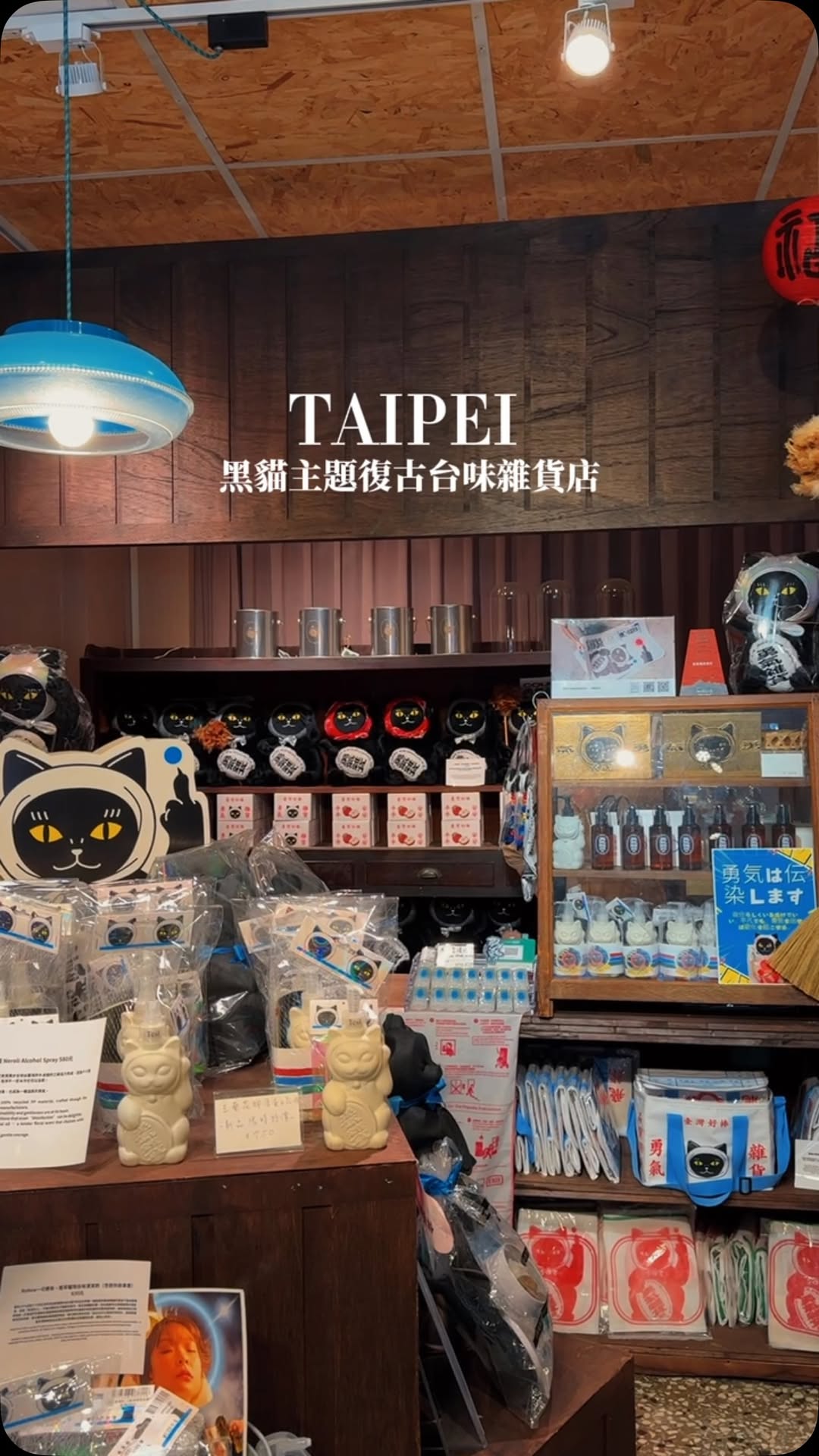 Dadaocheng Cat-Themed Retro Taiwanese Goods Store