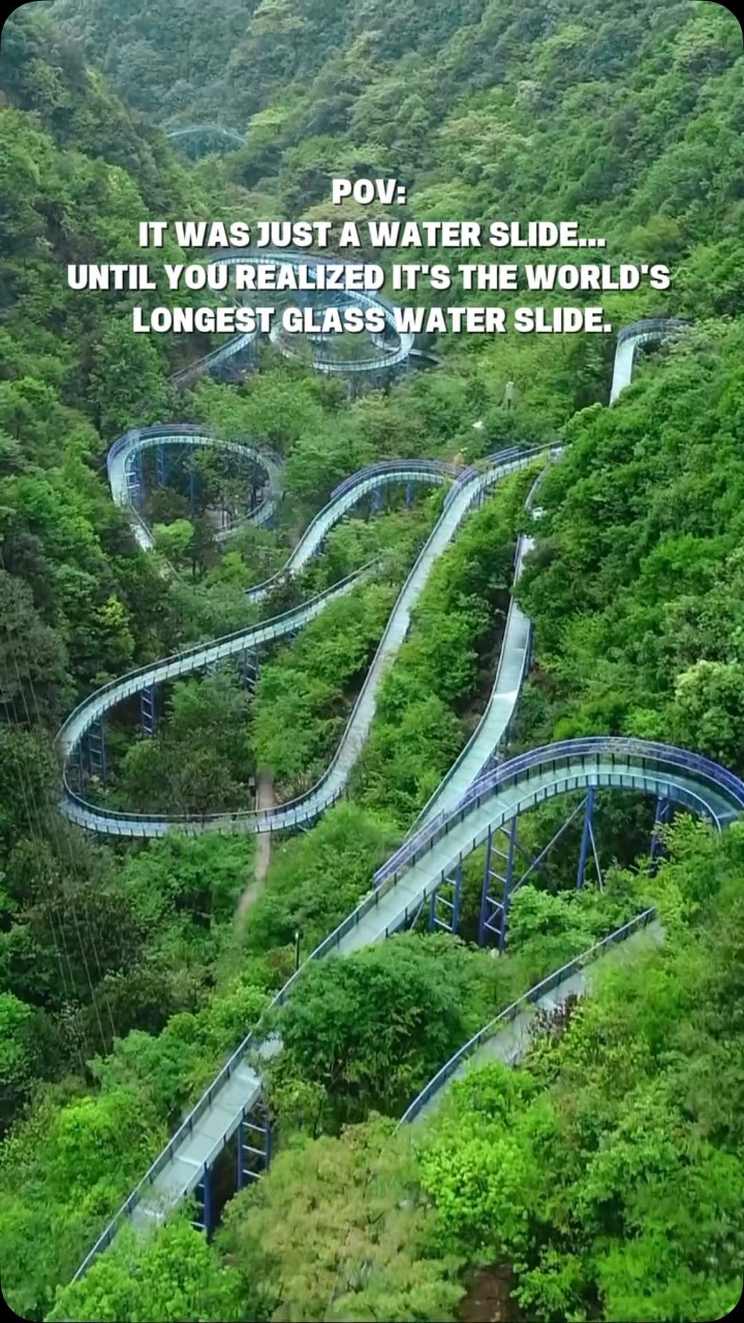 Hangzhou's Longest Glass Water Slide Adventure
