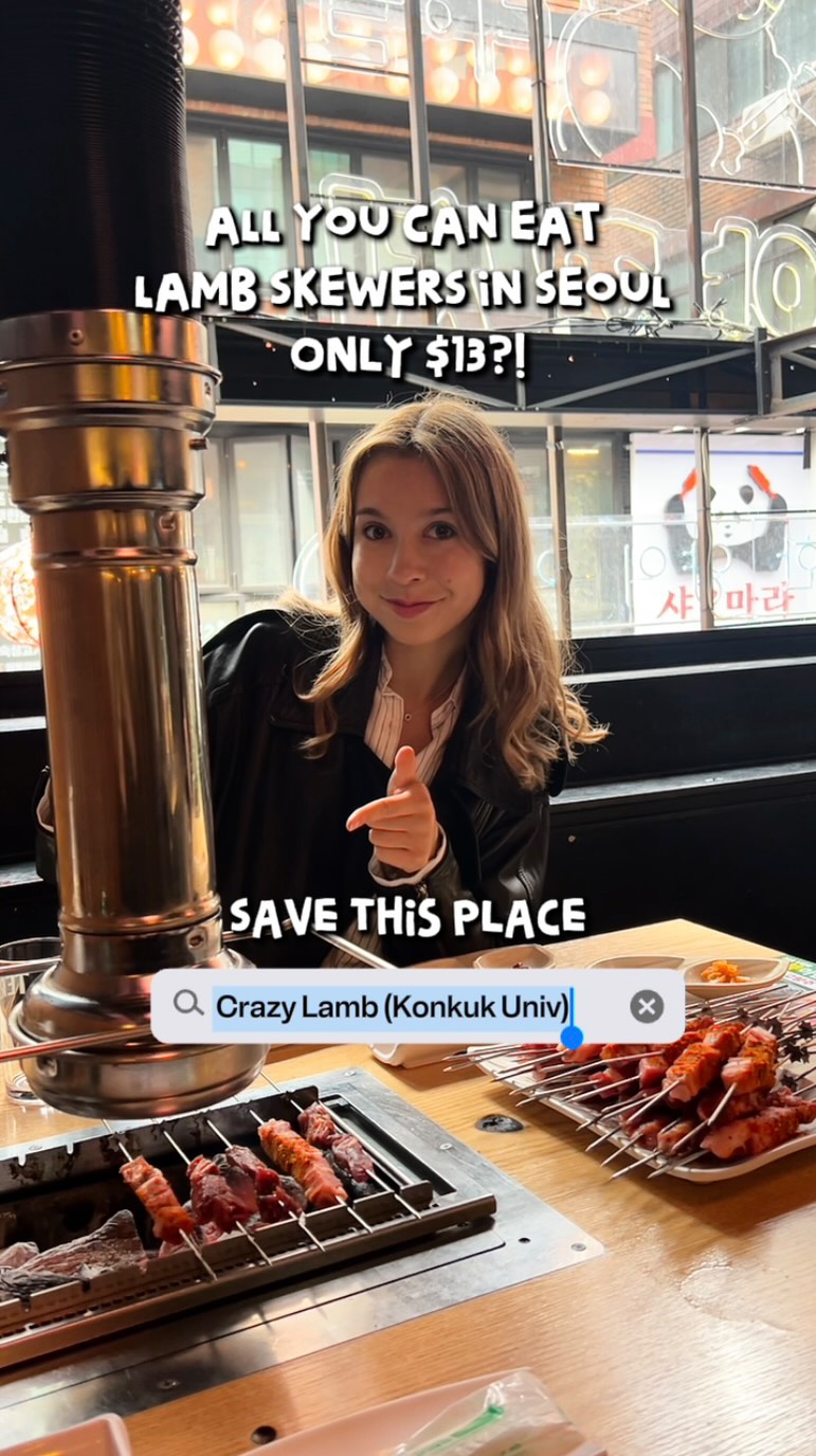 All-You-Can-Eat Lamb Skewers in Seoul