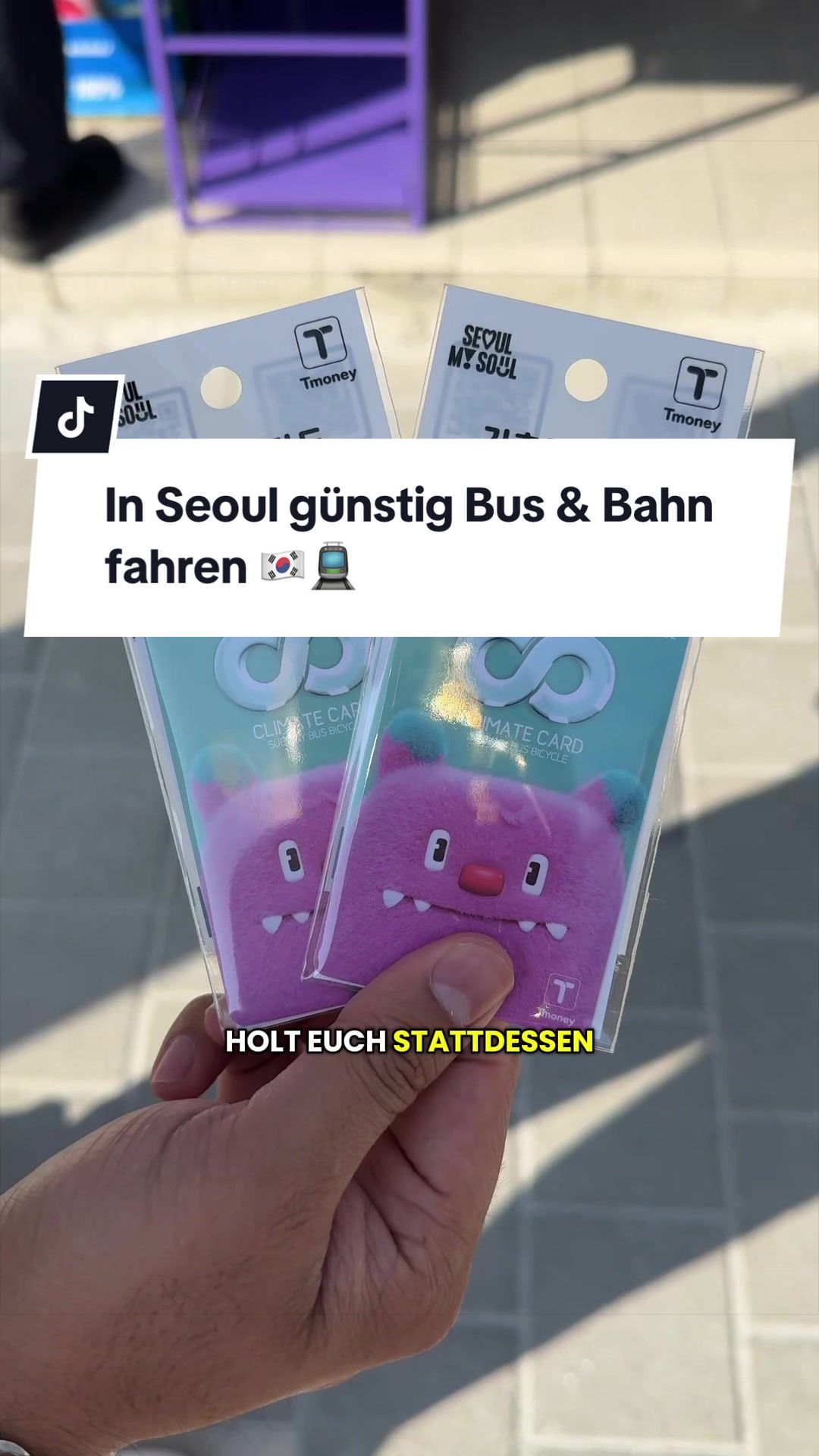 Seoul Transit: Climate Card Cheaper Than T Money