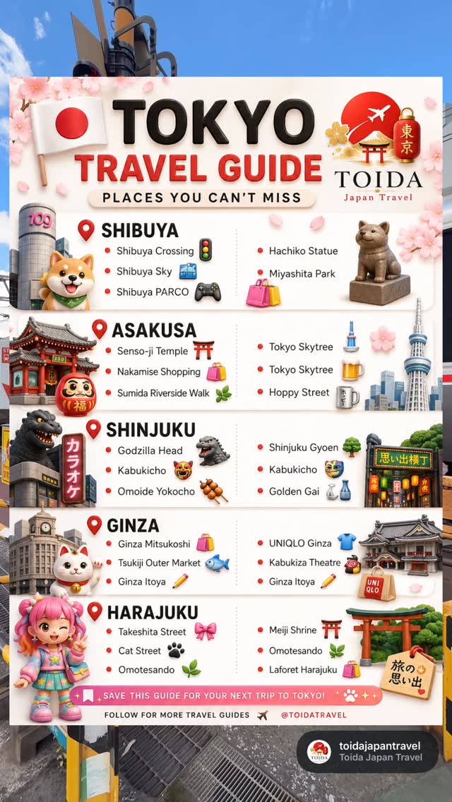 25 Places in Tokyo