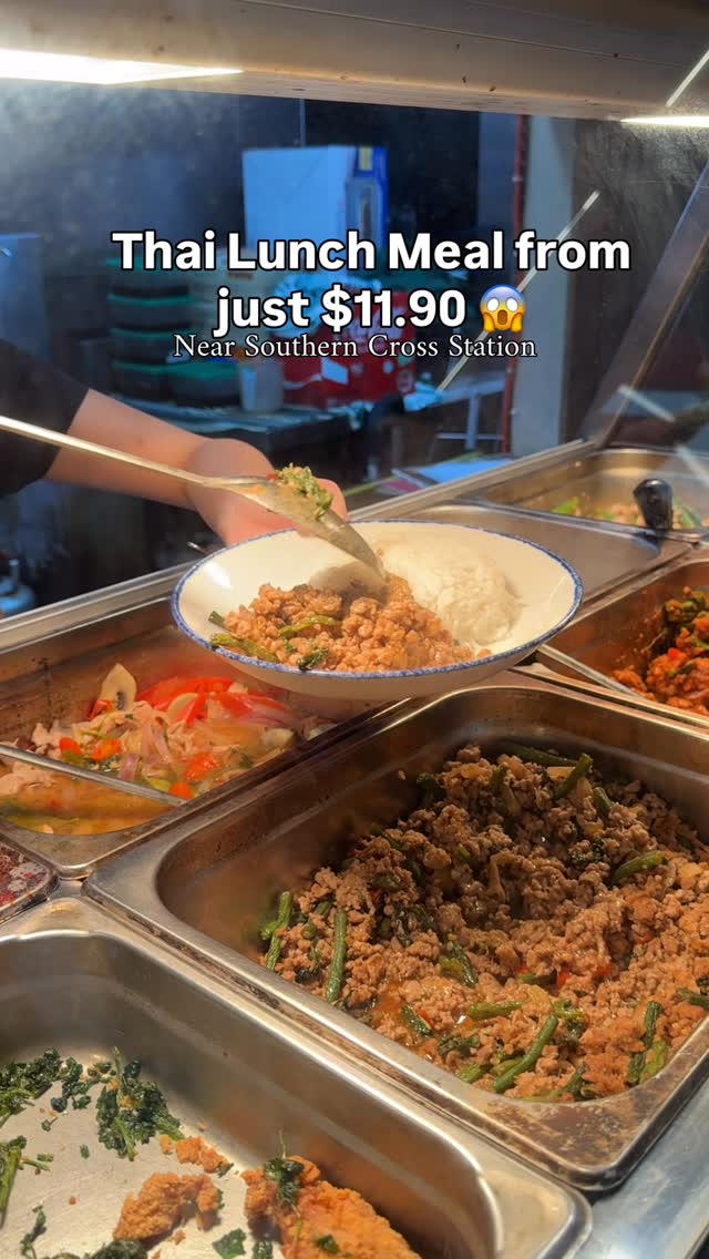 Affordable Thai Lunch Near Southern Cross Station