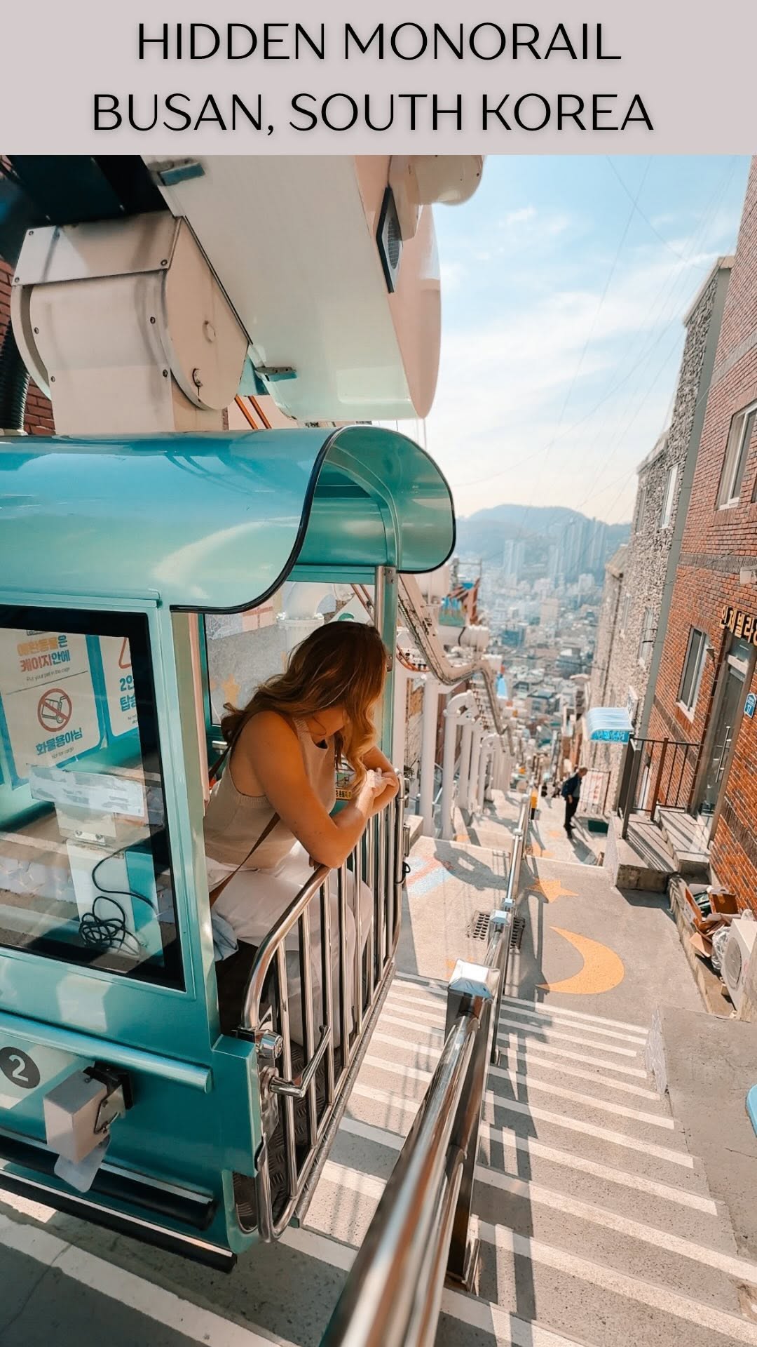 Busan Monorail Offers City Views Through Village Hills