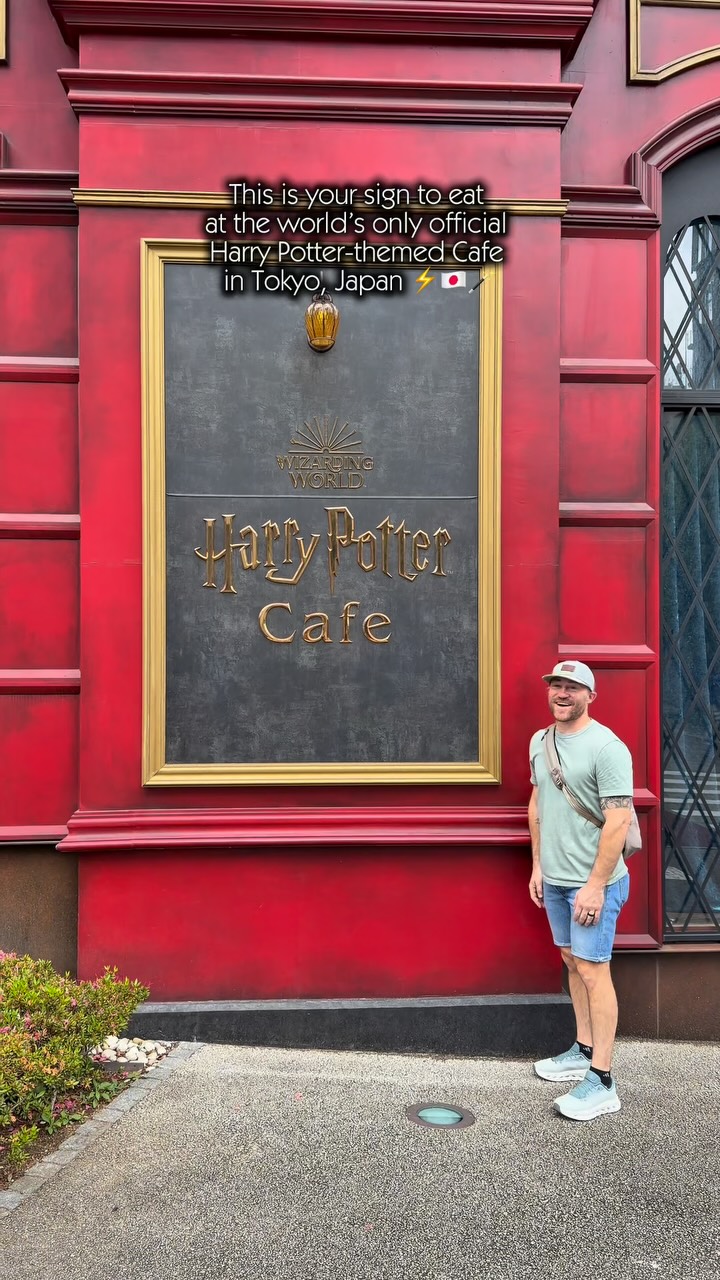 Harry Potter Cafe and Stairs in Tokyo
