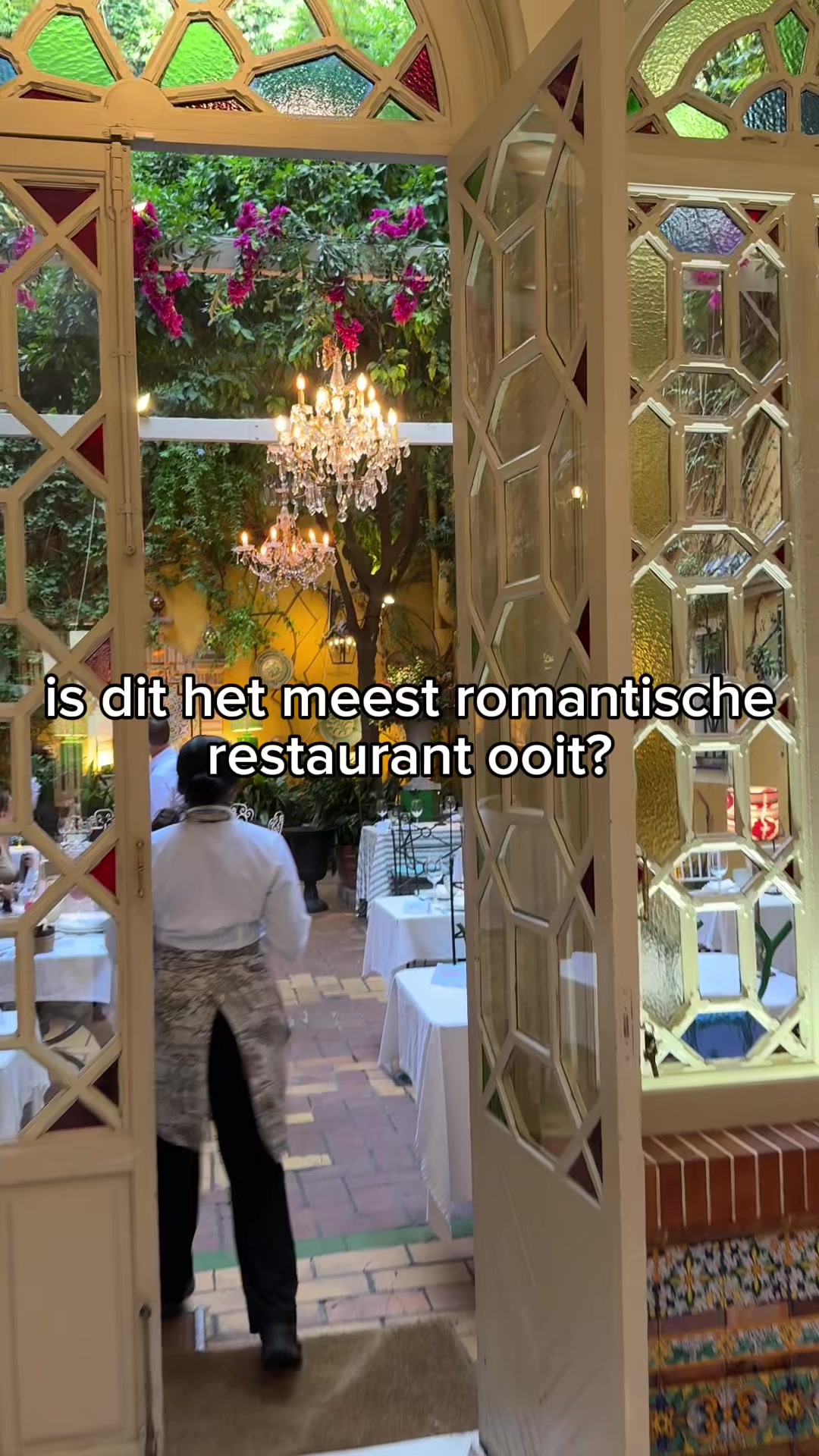Romantic Restaurant With Delicious Food In Seville