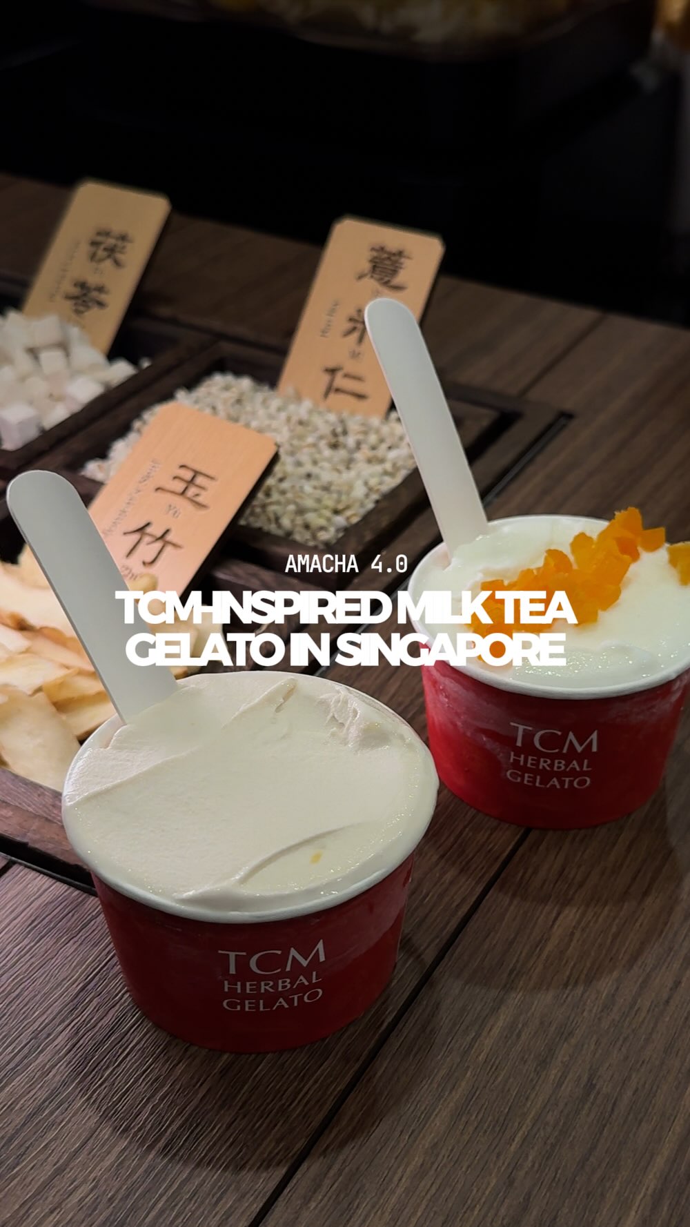 Herbal Milk Tea & Gelato Flavors At AMK Hub