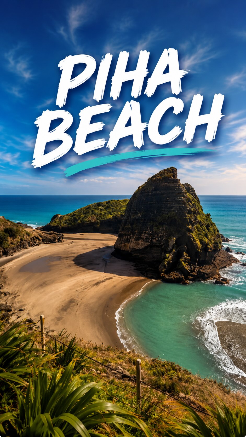 Piha Beach and Waitakere Ranges Coastal Hikes