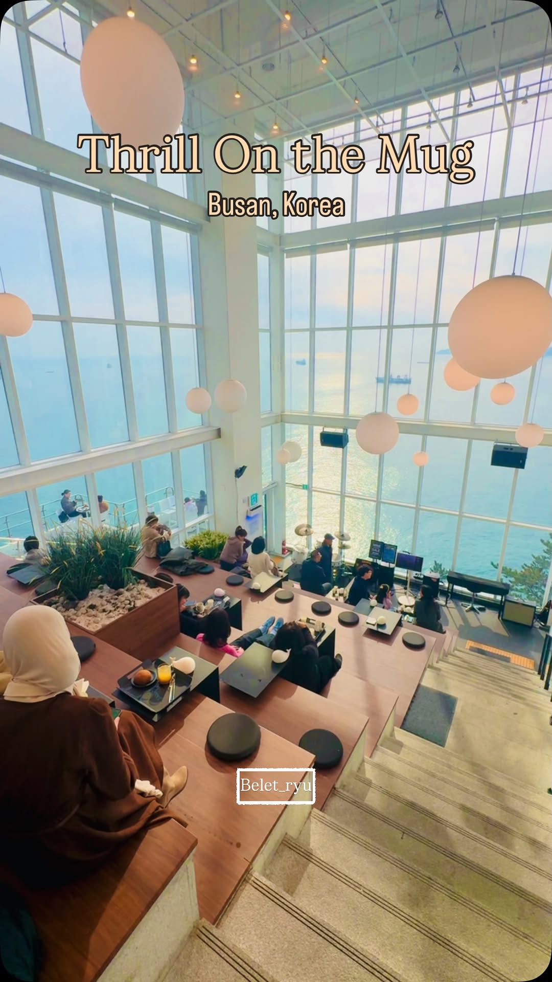 Ocean View Cafe With Zip Wire In Busan