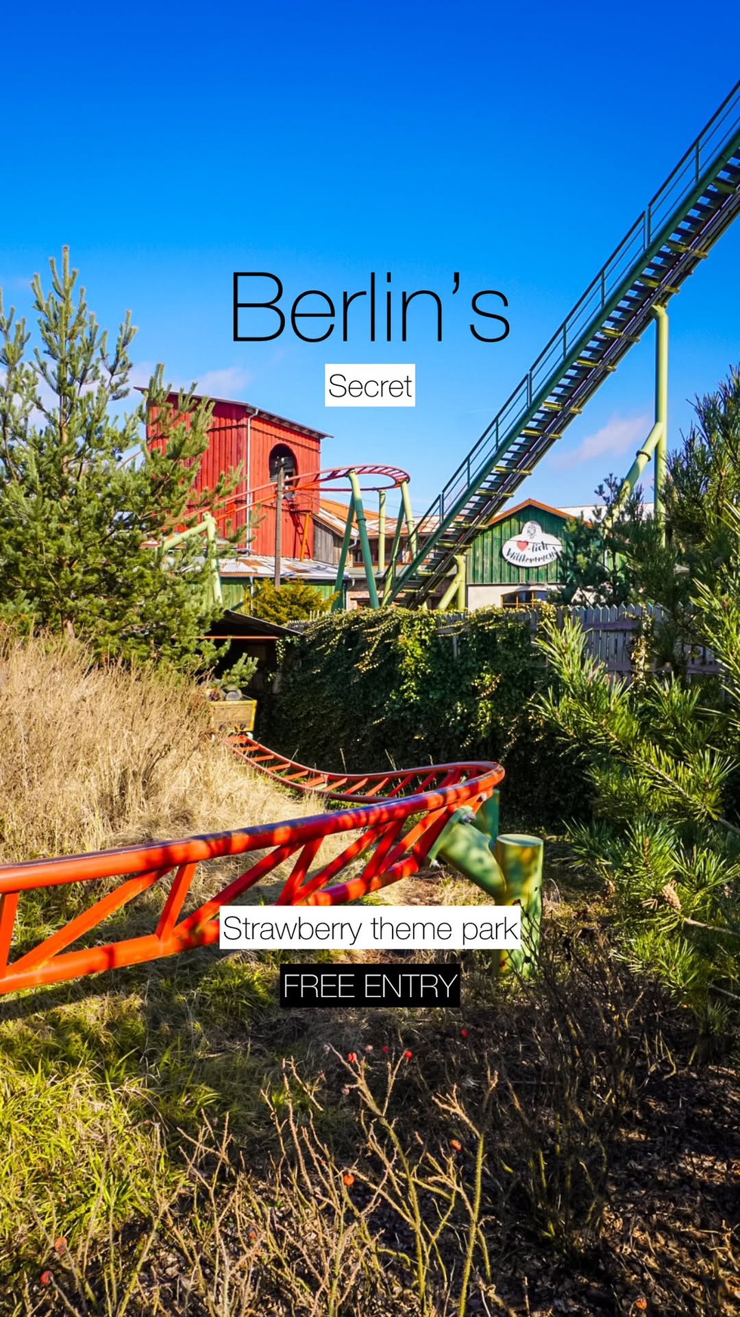 Strawberry-Themed Amusement Park Near Berlin
